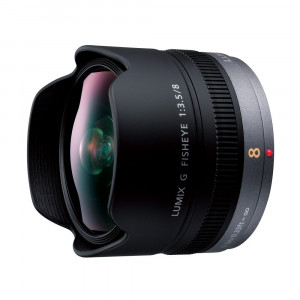 Panasonic LUMIX G FISHEYE 8mm/F3.5 Lens | H-F008-22